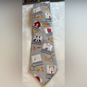 Dilbert 100% silk made in USA tie